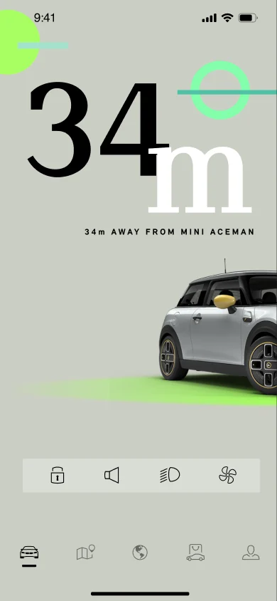 MyMINI light: 34 m away